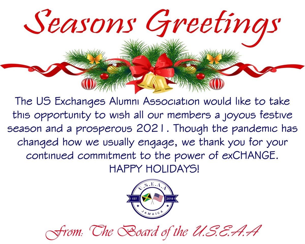 US Exchange Alumni Jamaica tweet media