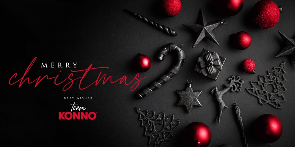 Season’s greetings from the very merry team at Konno! Wishing you and your families a joyous holiday season with peace &amp; good cheer!