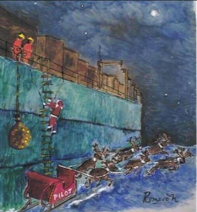 #HeaveHoHoHo Life as a Seafarer.....The way it really is! #SantasHelpers #merchantmarine #seafarers #MerryChristmas #HappyHolidays