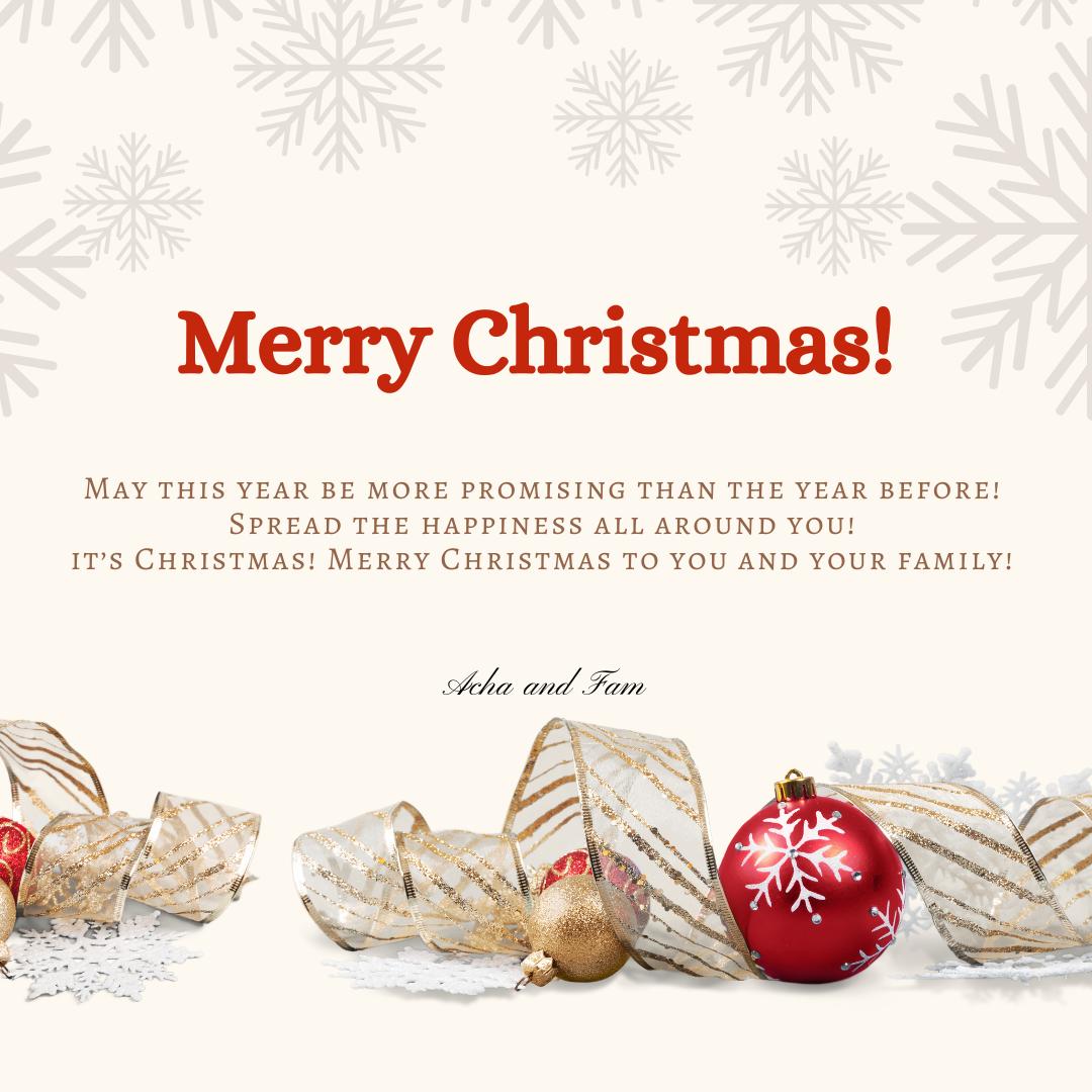Merry Christmas Everyone 😇