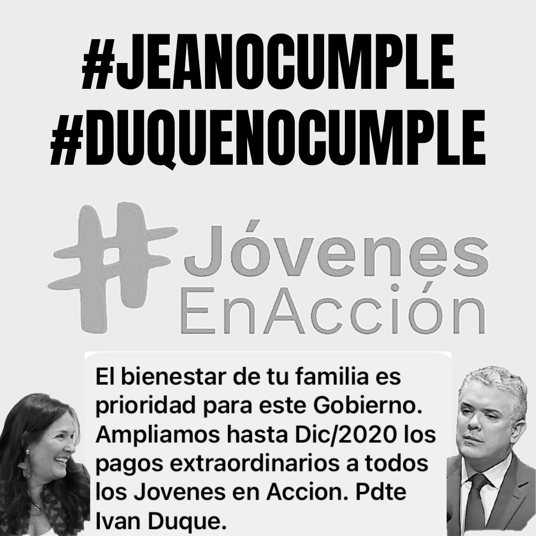 newlife066's tweet photo. No vamos a callar, el pago extraordinario se prometió y se debe cumplir 

@SusanaCorreaBor 
@ProsperidadCol 

#JeaNoCumple 
#JeaNoCumple 
#JeaNoCumple 
#JeaNoCumple https://t.co/Ihiw1P8nUW
