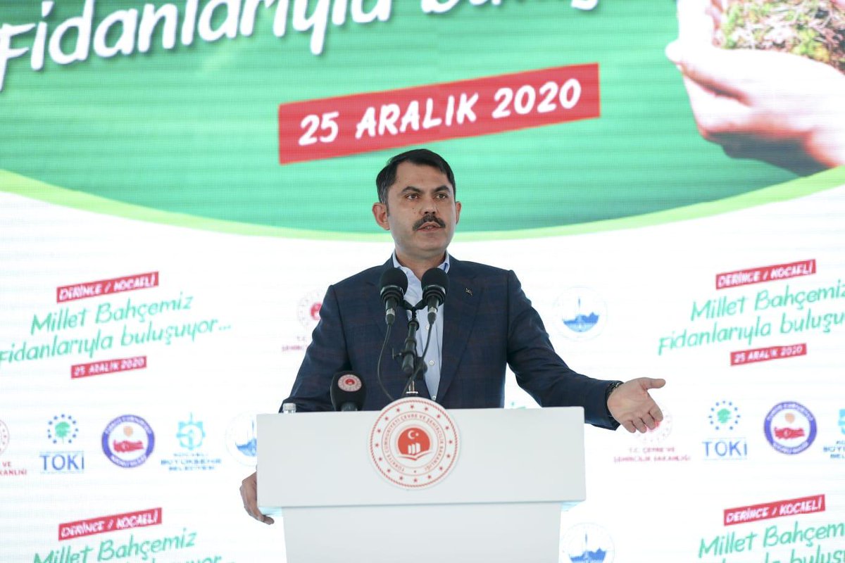 Toki_Kurumsal's tweet photo. Çevre ve Şehircilik Bakanımız Sn. @murat_kurum ve TOKİ Başkanımız Ömer Bulut'un katılımlarıyla Kocaeli Derince Millet Bahçemiz ilk fidanıyla buluştu. https://t.co/pnqChxx7rs