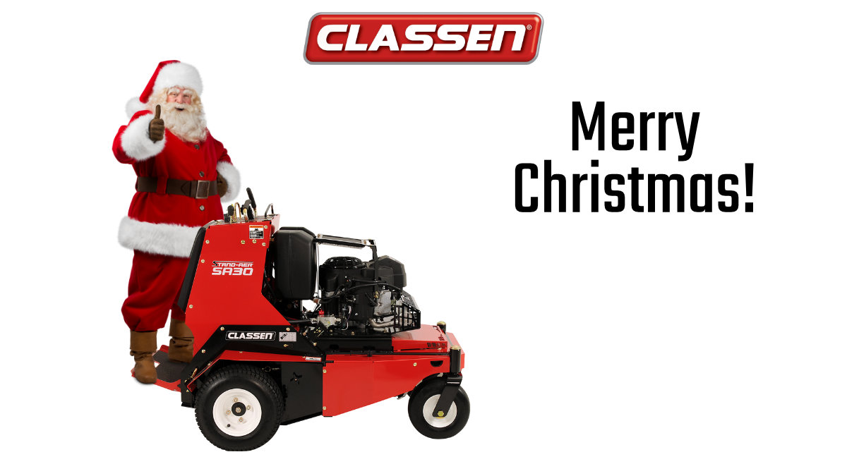We wish you the merriest Holiday!  #merrychristmas #happyholidays #spreadsomecheer #classenturfcare classenturfcare.com