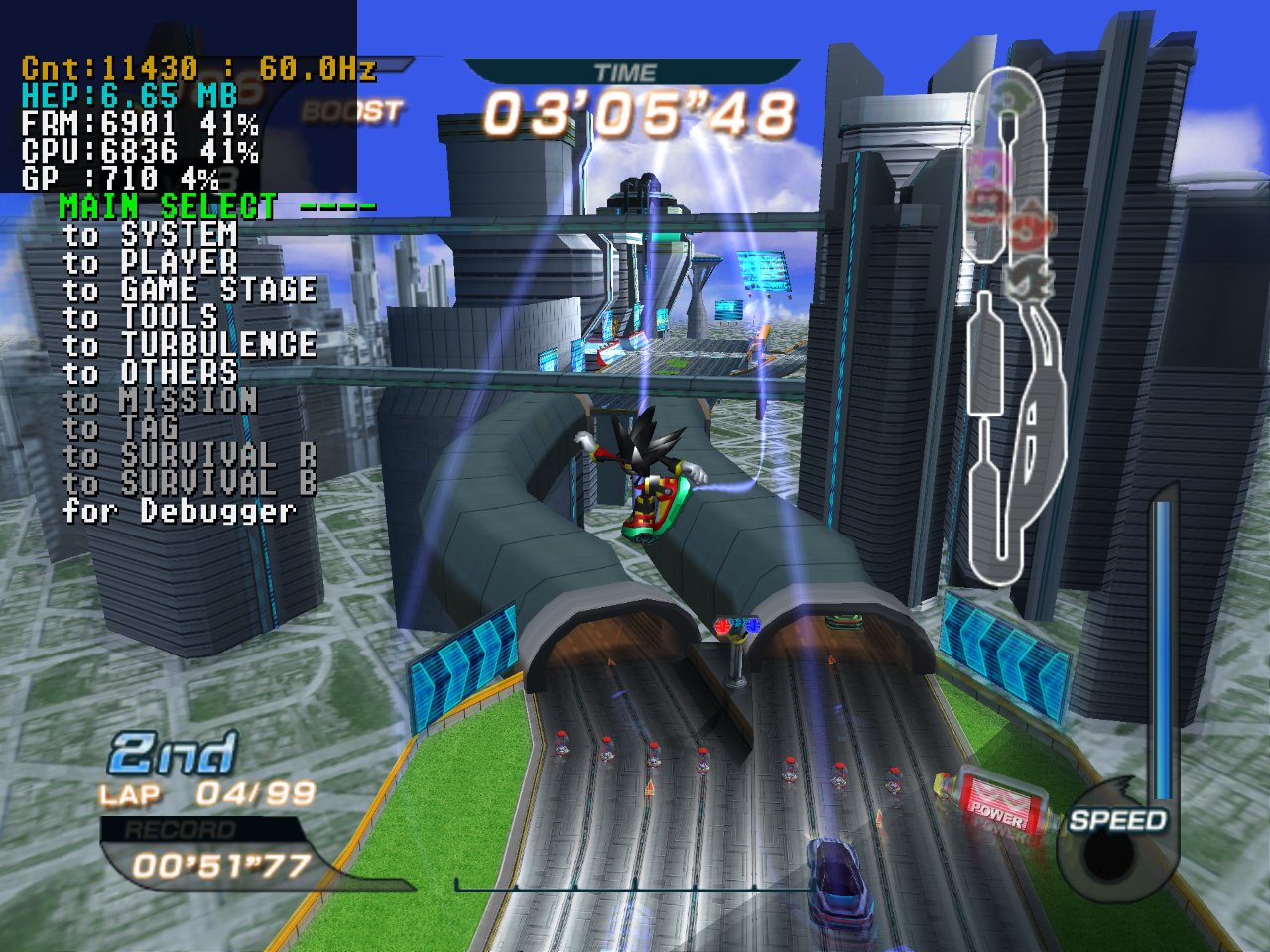 Sonic Riders: Zero Gravity - Dolphin Emulator Wiki