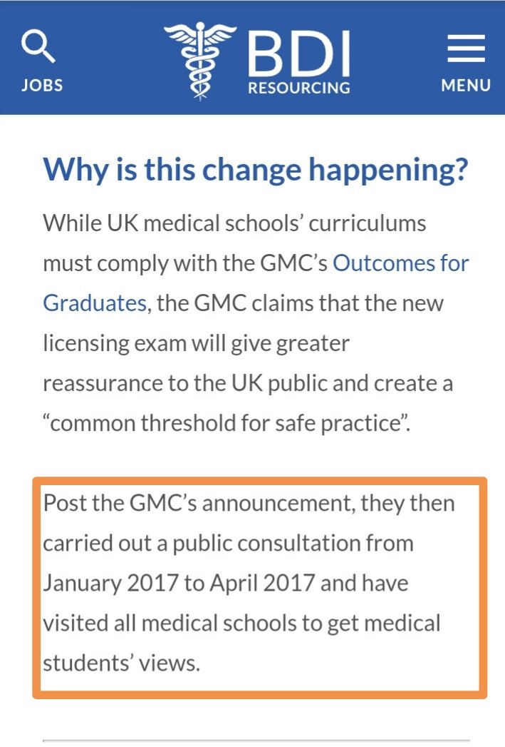 Before announcing in 2018 that UKMLE will replace PLAB from 2023  onwards, the General Medical Council visited all medical schools to know student's opinion while PMC has shown zero respect for Student's opinions.  #AbolishPMC (4/5)