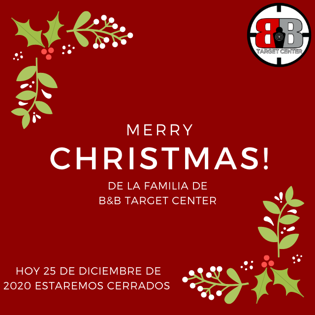 bbtargetcenter's tweet photo. ¡¡Feliz Navidad a todos!!
Att. La família de B&amp;B Target Center

Hoy 25 de diciembre de 2020 estaremos cerrados, abrimos mañana 26 de dicimebre de 2020. https://t.co/rgAgRSwb9L