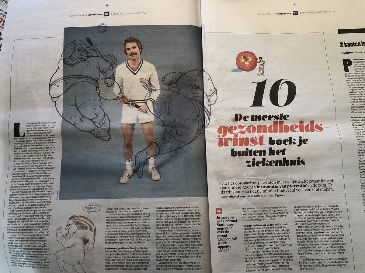 De urgentie van preventie op 10 in de wetenschapsbijlage 2020 <a href="/volkskrant/">de Volkskrant</a> 
(Had van mij op 1 gemogen)
Mooi om de lessons learned ook positief te benadrukken. 
#urgentie #gezondheid
#communityofcare <a href="/ros_proscoop/">@ROSProscoop</a>