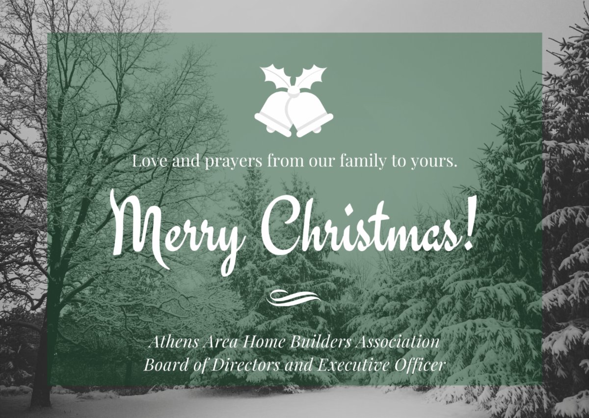 AthensAreaHBA's tweet photo. Merry Christmas from our family to yours! https://t.co/IxwbMsAFbF