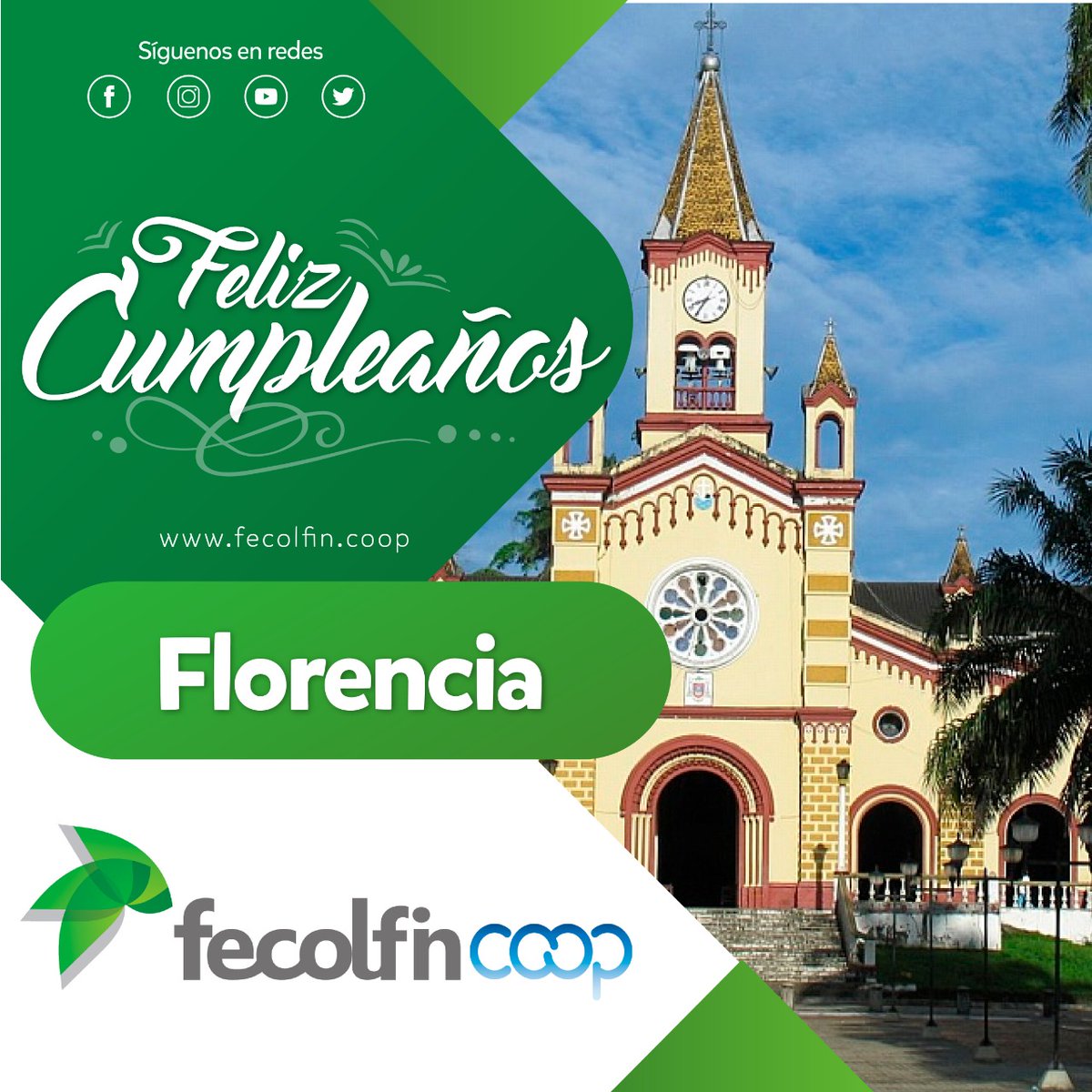 fecolfin's tweet photo. Feliz Cumpleaños Florencia, por sus 118 años.
#InformateFecolfin  #FecolfinEsInnova #FecolfinEsTecnologia
Síguenos en las redes sociales y dale me gusta para que nuestra comunidad siga creciendo.

@_supersolidaria  @SFCsupervisor @OrgSolidarias @Finagro https://t.co/gkJbV4HIhh