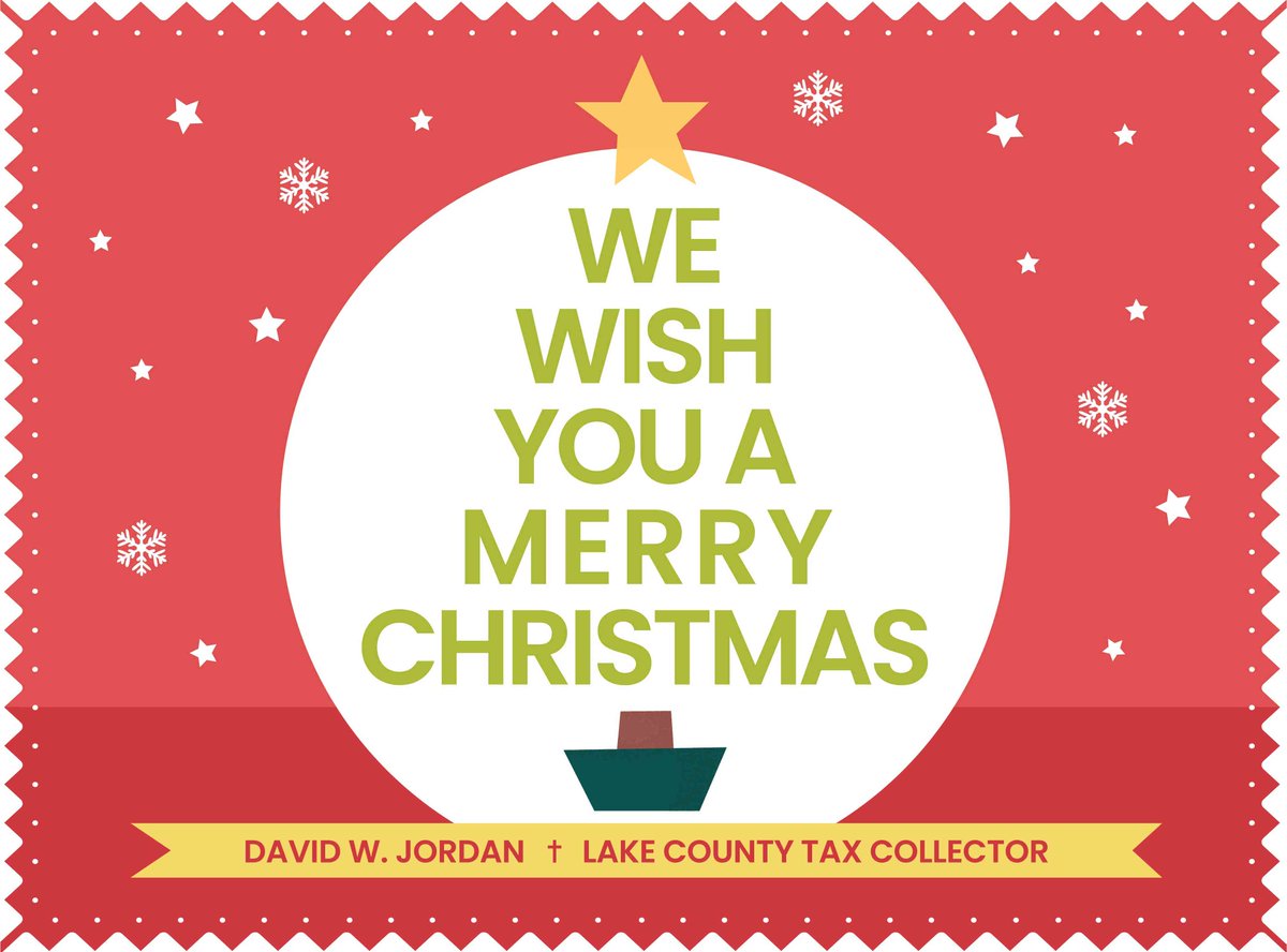 David W. Jordan Lake County Tax Collector tweet media