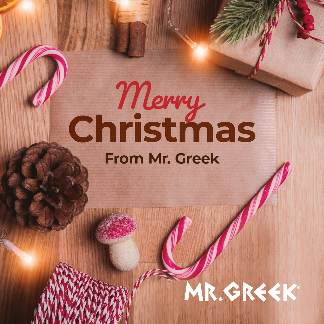 mrgreek's tweet photo. Merry Christmas from our family to yours. 

#merrychristmas #fresh #delivery #takeout #souvlaki  #mrgreek #greekfood #torontofood #toreats #regina #toronto #canada #lovetoronto #yyzeats #foodtoronto #torontofoodies #greektoronto #eatrealfood  #weinventedthis https://t.co/PXxsmtCgLZ