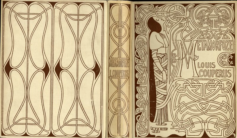 3/ Dutch Art Nouveau book covers from around the year 1900.