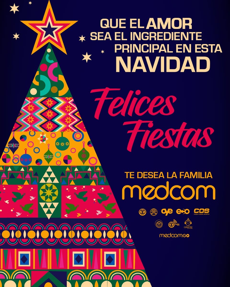 De parte de la Familia MEDCOM queremos desearles Feliz Navidad.