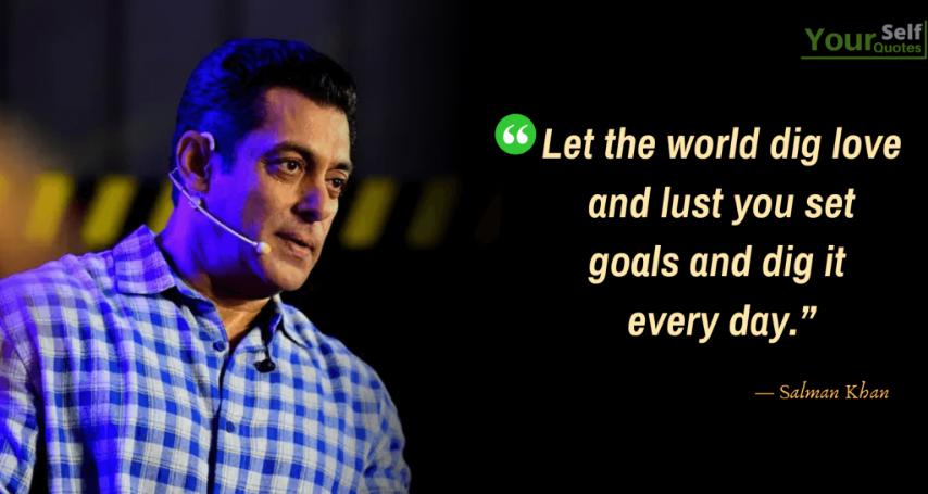 Embar S Tweet Let The World Dig Love And Lust You Set Goals And Dig It Every Day Salman Khan Salmankhanbdaycdp Trendsmap trendsmap