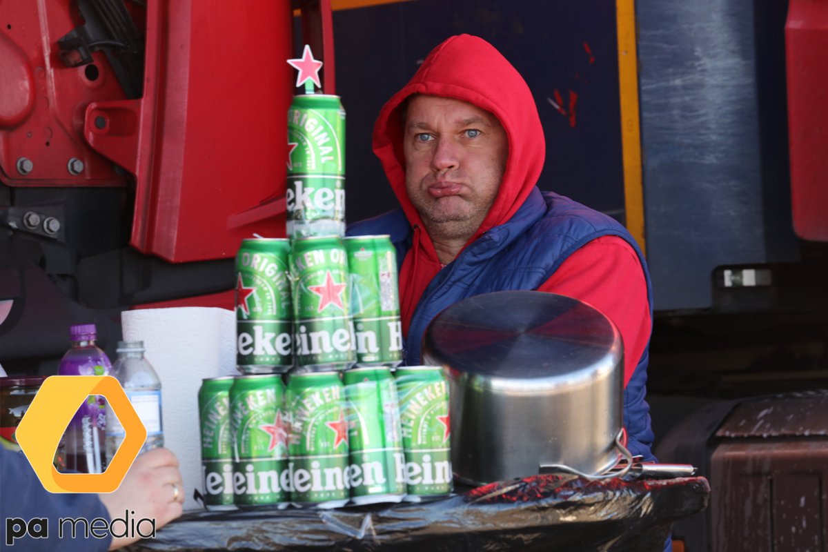 I truly believed we'd nailed evey aspect of Christmas: crazy swimmers, an Archibishop, presents at a distance - SNOW!!

And then <a href="/GarethJFuller/">Gareth Fuller</a> filed this driver waiting to get on a ferry &amp; I'm literally done

I must now leave my job as we've peaked and I should go out on a high