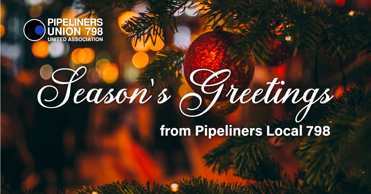 PipelinersLU798's tweet photo. #Local798 wishes you and your family a safe and joyous Christmas and hoilday season! https://t.co/GnjfDBfWFP