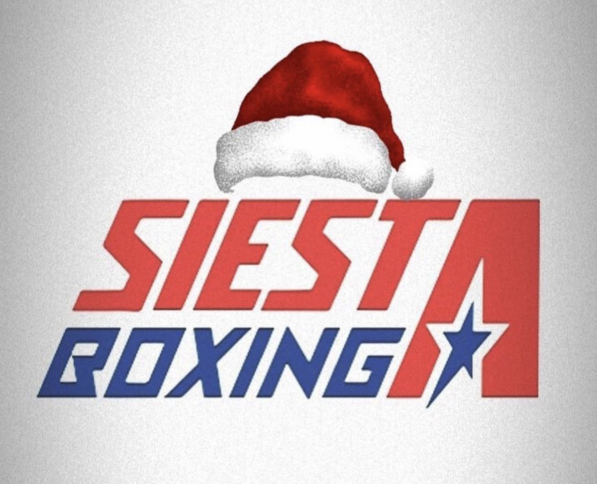 SiestaBoxing's tweet photo. Merry Christmas and happy holidays from everyone at Siesta Boxing. We hope this day is filled with joy and love for you and your families.
#MerryChristmas #Christmas #SiestaBoxing #BorderlessBoxing #KoldWars https://t.co/aqaWd0c8vk