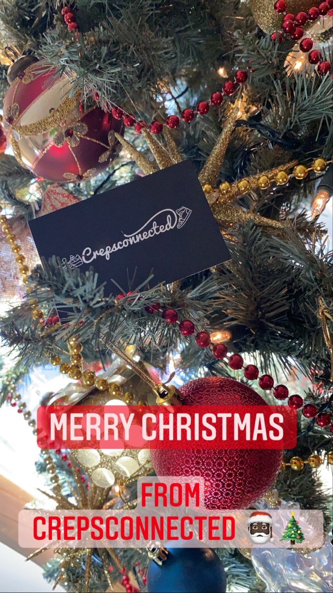 crepsconnected's tweet image. Merry Christmas everyone 🎅🏿🎄❤️