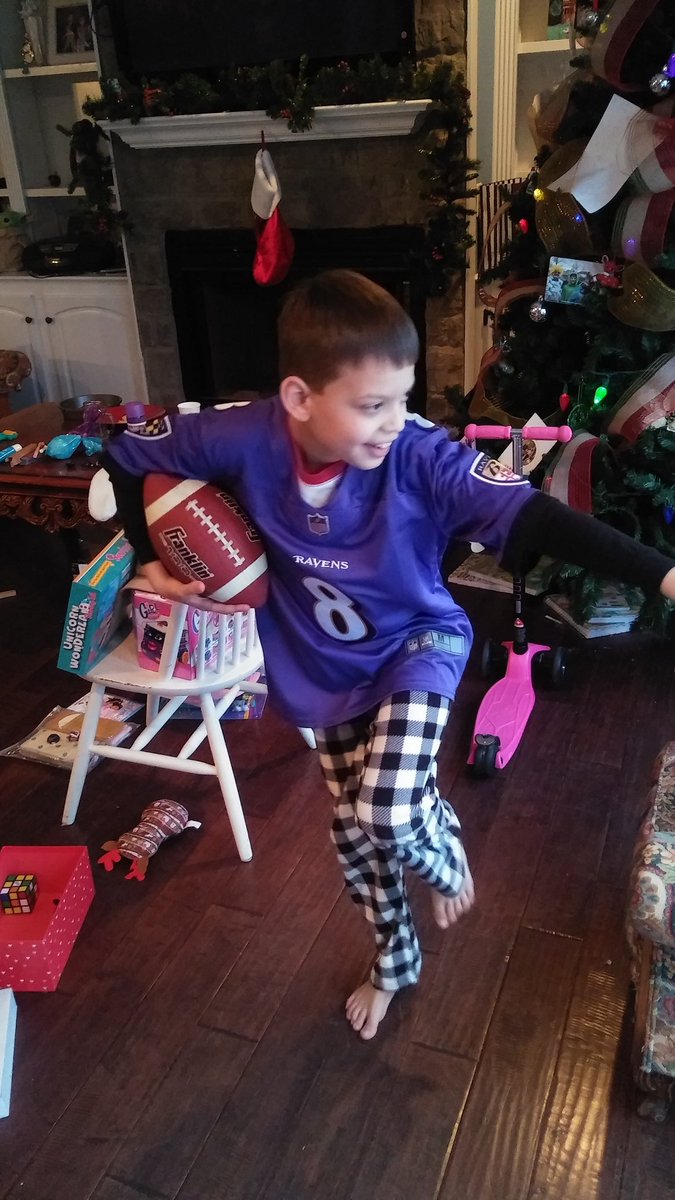 Mr__Lit's tweet photo. Got little dude a @Lj_era8 jersey! Hes been wanting one forever! We still need to work on his #HeismanPose #L1C4 #FlyCards https://t.co/0zN7MEdBBL