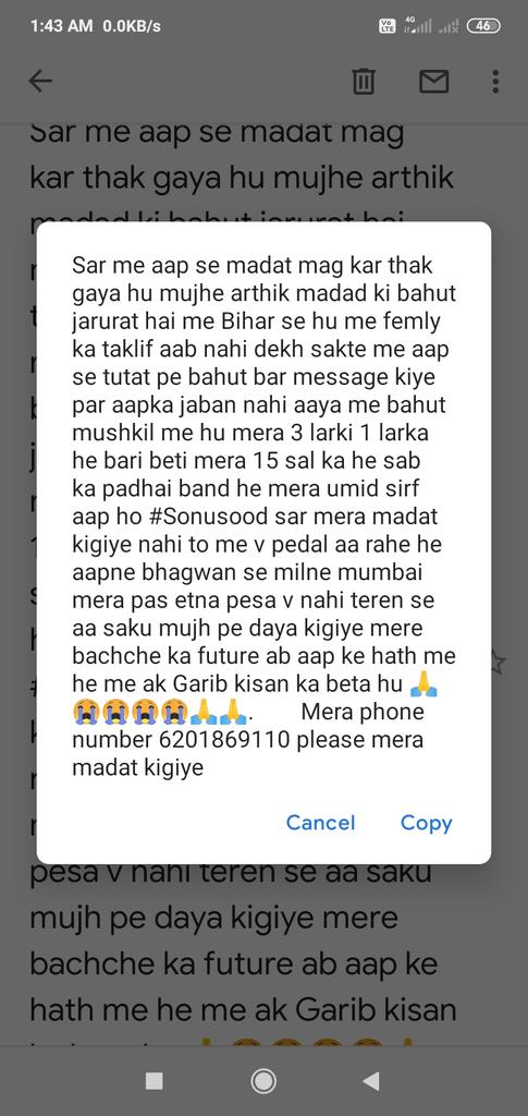 ku40787294's tweet photo. @FcSonuSood @SonuSood @sayzharish @SonuSood 🙏🙏🙏🙏🙏🙏🙏🙏
#kato par chalkar full khilte he
#bisbas par chalkar bhagwan milte he
#ak baat sada yad rakhna dosto
          #sukh me sab milte he
#Lekin dukh me shirf #SonuSood ji
Jesa bhagwan milte he 
             Mere liye aap bhagwan se v badh ke ho 🙏🙏🙏🙏🙏❣️ https://t.co/FAYUjhHb5S