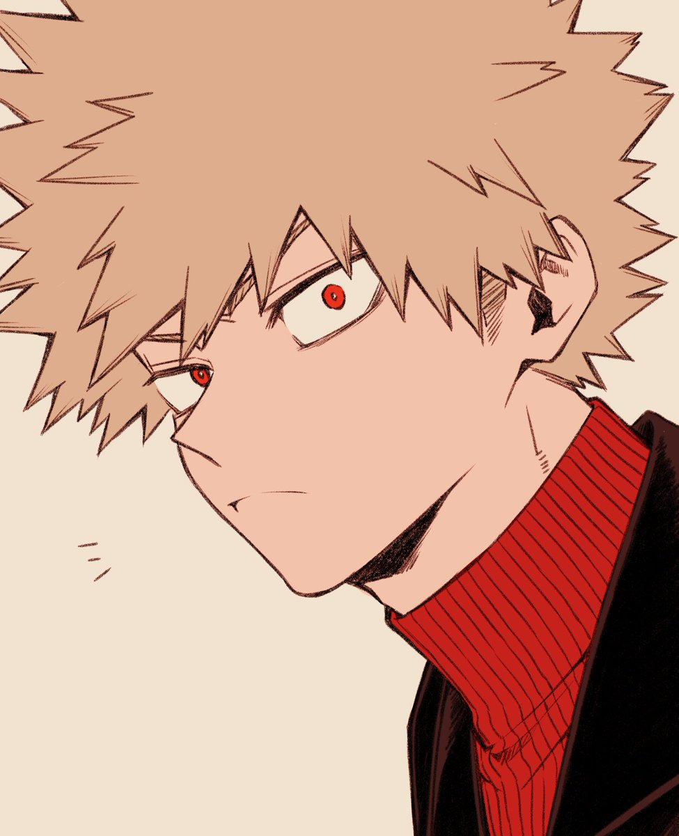 bakugou katsuki male focus 1boy spiked hair red eyes solo blonde hair open mouth  illustration images