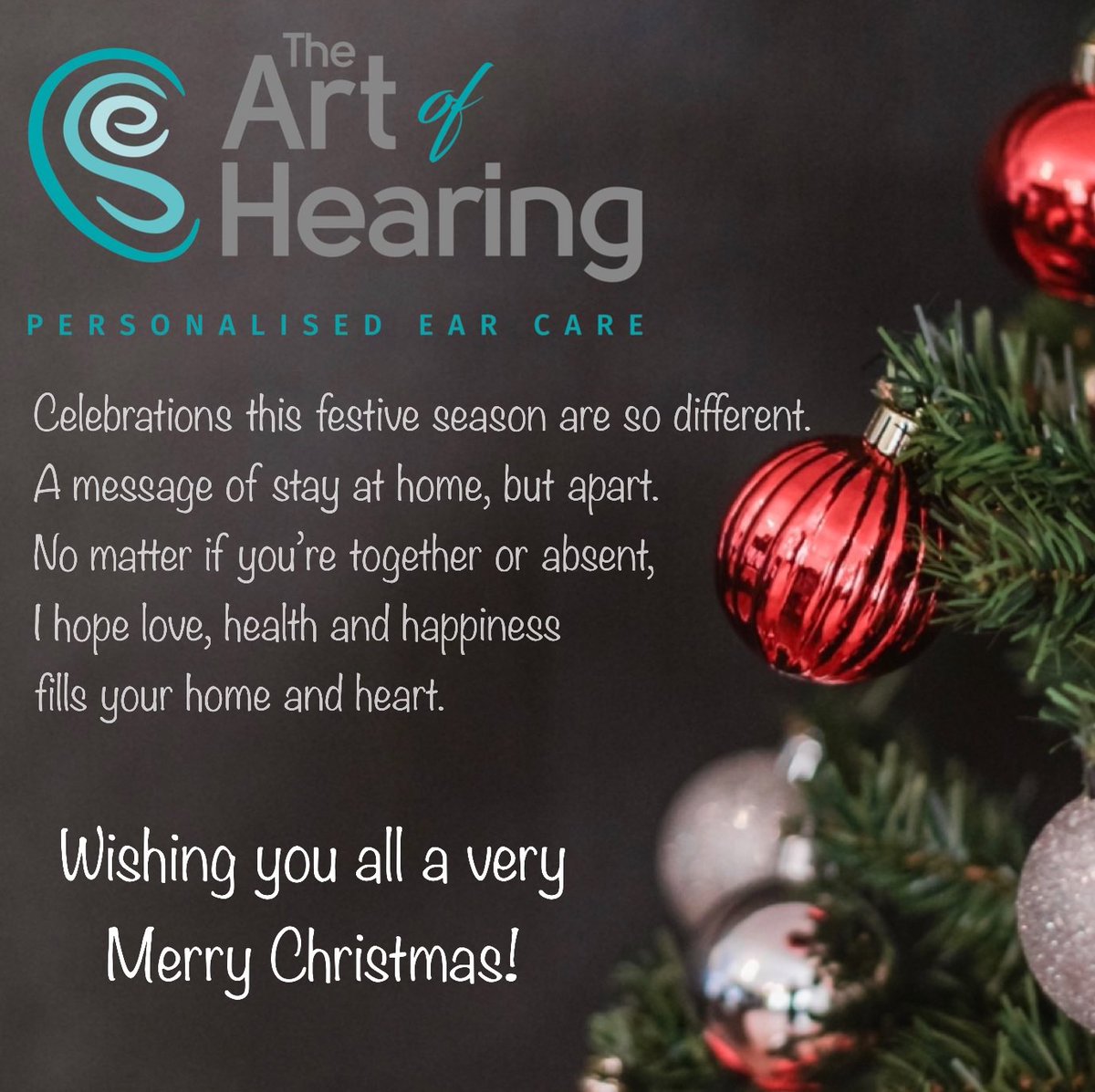 A Merry and safe Christmas to all
#christmas #xmas #xmas2020 #lockdownchristmas #lockdownchristmas2020 #christmaslockdown #christmaslockdown2020 #christmaslondon #christmaslondon2020 #festivesseason #christmasholidays #artofhearing #healthyhearing #hearingloss #theartofhearinguk