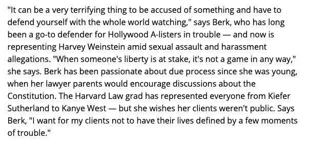 They petitioned the court to deny Britney the 5 day notice required under law. Britney had no opportunity to contest the conservatorship and it's ironic that Blair Berk oversaw this considering she argued heavily that Harvey Weinstein has a right to defend himself.  #FreeBritney