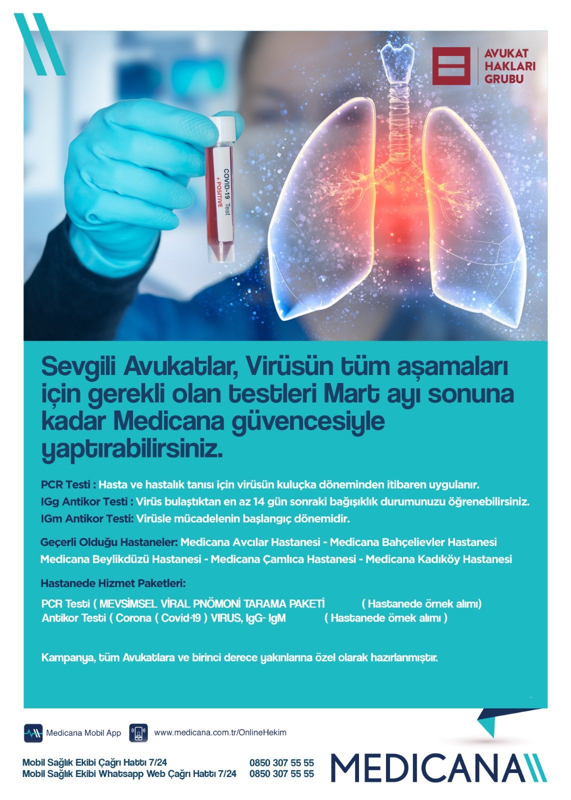 avukathaklari on twitter yapmis oldugumuz anlasma ile istanbul daki tum meslektaslarimiz pcr ve antikor testlerini medicanasaglik kadikoy camlica beylikduzu bahcelievler avcilar hastanelerinde yaptirabilecek avukatlar ve 1 inci derece avukathaklari on twitter yapmis oldugumuz anlasma ile istanbul daki tum meslektaslarimiz pcr ve antikor testlerini medicanasaglik kadikoy camlica beylikduzu bahcelievler avcilar hastanelerinde yaptirabilecek avukatlar ve 1 inci derece