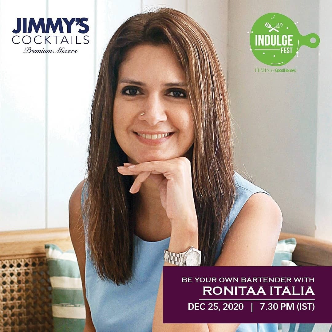 FeminaIndia's tweet photo. Is cocktail hour your favourite time of the day? Well then, you ought to join us for an entertaining panel discussion about bartending.
#jimmycocktails # BYOB #foodanddrinks #indulgefest2020 #masterclass #tastemakers https://t.co/dfkWdGl83R