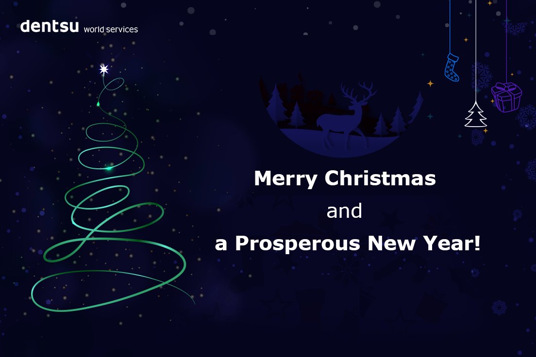 dentsu_world's tweet photo. This Holiday Season we turn grateful as we join our loved ones to celebrate and spread the joy! Wishing you a #MerryChristmas and a wonderful year ahead.

#Happyholidays #christmas2020 #digitaldetox #besttimeoftheyear #wearedentsu https://t.co/UCRT9fMfeZ