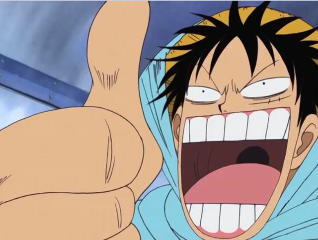 luffy reaction pic; a thread