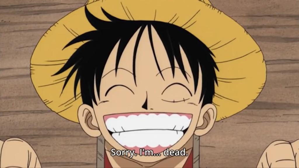 luffy reaction pic; a thread