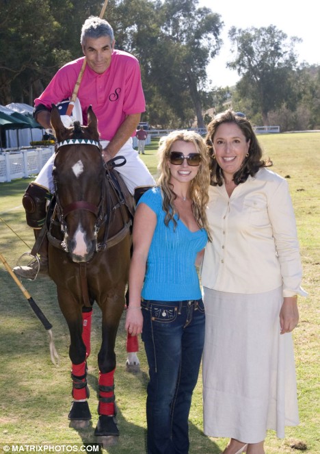 There is a photo of Britney with Blair Berk at a random polo match she attended in 2008 with her father and manager Larry Rudolph, who had just been rehired.  #FreeBritney