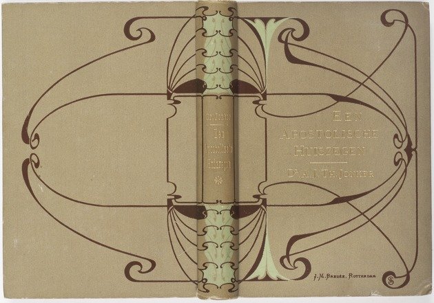 4/ Dutch Art Nouveau book covers from around the year 1900.