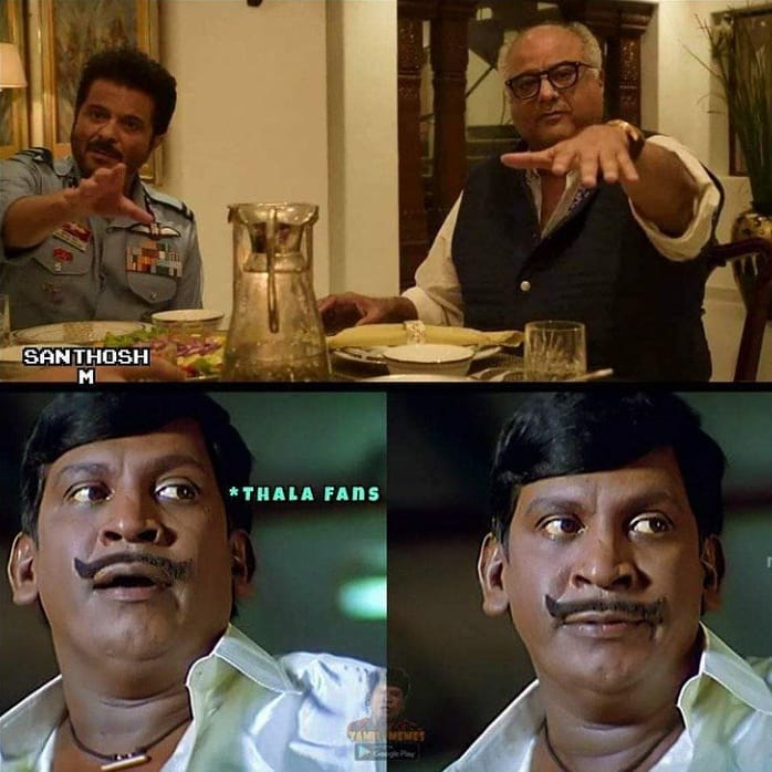 AjithAs01's tweet photo. நம்ம அப்டேட்ஸ் வரலனு வெறியில இருக்கோம் 

இவன் என்ன பன்றான் பாருங்கடா @BoneyKapoor 

#Valimai https://t.co/POeMTahfpB
