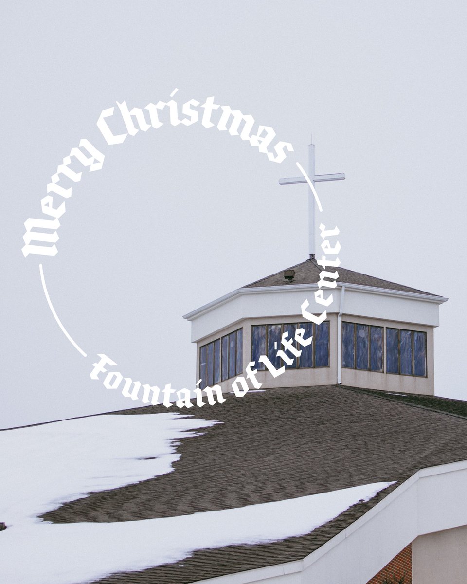 FountainOfLifeC's tweet photo. Wishing you a Merry Christmas from the Fountain of Life!
—
“The Word became flesh and made his dwelling among us. We have seen his glory, the glory of the one and only Son, who came from the Father, full of grace and truth.” - John 1:14 https://t.co/Y5EhW2pj5D