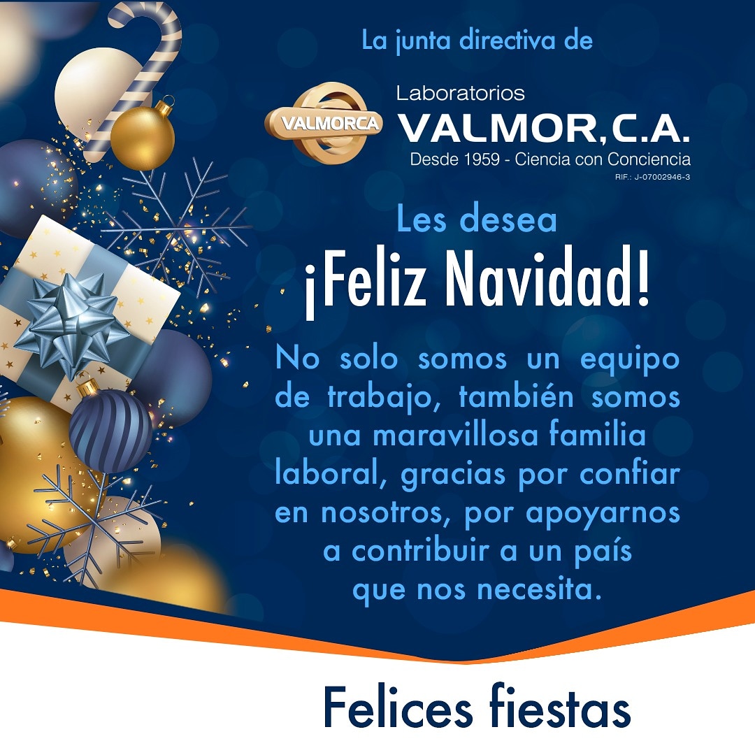 ¡Felices fiestas!⠀⠀
⠀⠀
El mejor de todos los regalos alrededor de cualquier árbol de navidad es la presencia de una familia feliz 👨‍👩‍👦‍👦⠀
⠀
¡De parte de Valmorca les deseamos Feliz Navidad! 🎄⠀⠀
⠀
#Valmorca #laboratorio #farmaceutico
