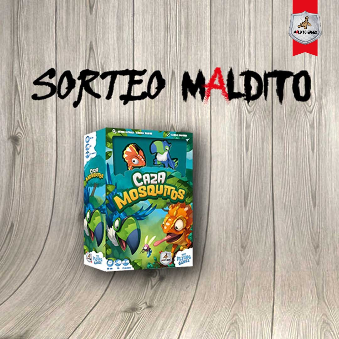 🔴SORTEO🔴 Con motivo del lanzamiento de #cazamosquitos os proponemos un nuevo #sorteomaldito !!🎉🎉
Para participar debéis:
🔺Seguir la cuenta <a href="/MalditoGamesES/">Maldito Games</a>
🔺Dar like a esta publicación
🔺Retwittear
El ganador/a se anunciará el 30/12/20 ¡Mucha suerte!
#sorteo #malditogames