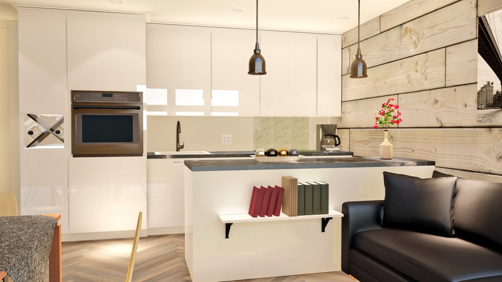 nikon1b4's tweet photo. 3D Design- Kitchen Render Modern Living https://t.co/Q9cBXeADVT