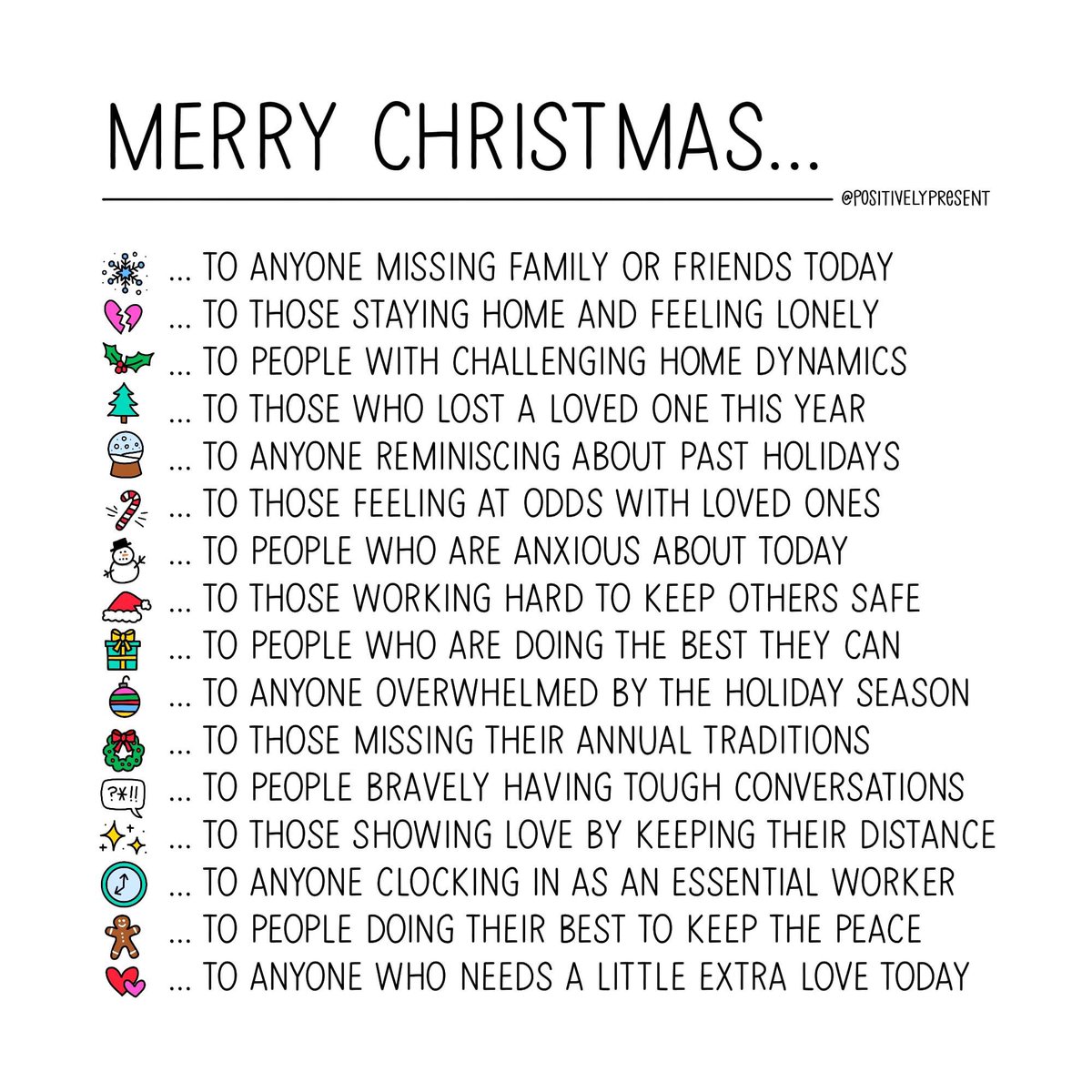 AnExtraBoostOf_'s tweet image. An Extra Boost Of...{❤️}!  

Wishing a Merry Christmas to all who are celebrating

And thank you to @positivepresent who always has the best (and cutest) posts about challenging situations where we’re sending “an extra boost of.... love &amp;amp; support”! ❤️