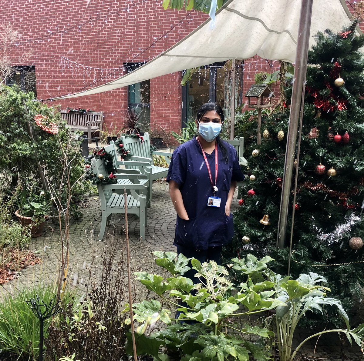 Older People’s Care MRI (@olderpeoplesmri) on Twitter photo Merry Christmas from Ward 30 🎄
Staff Nurse Ann just saw snow for the first time in her life ☃️ She said it was “beautiful and amazing,” 🤩
It was a lovely moment to mark the end of a difficult year.. lots of love from all of the team ❤️ <a href="/MFT_MRI/">Manchester Royal Infirmary</a> <a href="/GardeningMRI/">The Garden</a> Merry Christmas from Ward 30 🎄
Staff Nurse Ann just saw snow for the first time in her life ☃️ She said it was “beautiful and amazing,” 🤩
It was a lovely moment to mark the end of a difficult year.. lots of love from all of the team ❤️ <a href="/MFT_MRI/">Manchester Royal Infirmary</a> <a href="/GardeningMRI/">The Garden</a>