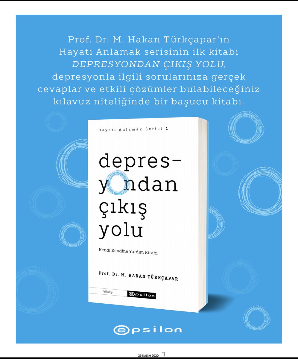 HTurkcapar's tweet photo. Daha önce söz verdiğim Yeni yıl hediyesi olarak bu gönderiyi RT yapan 35 kişiye Hayatı Anlamak başlıklı serisinin ilk kitabı ‘Depresyondan Çıkış Yolu’nu hediye edeceğim. Yeni yılın yeni şeyler keşfettiğimiz ve ürettiğimiz sağlıklı bir yıl olmasını dilerim.. https://t.co/0pAkF06mY8