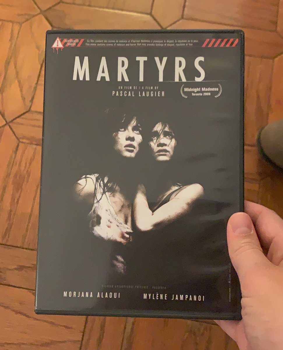 sunlithorror's tweet image. I’m so pumped I can FINALLY watch this movie after carefully avoiding spoilers for idk how long, Merry Martyrs Christmas everyone!