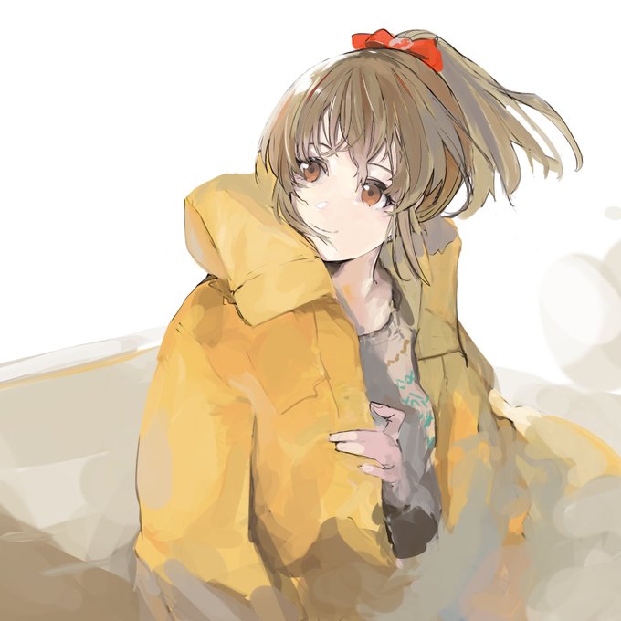 「brown hair yellow coat」 illustration images(Latest)｜2pages