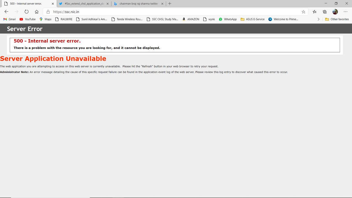 PrikshitKundu2's tweet image. can&apos;t #AatmaNirbharBharat  afford a good server for a platform on which millions of aspirant rely ?
with regards  #improveinfrastructure
  @DoPTGoI @DoptSecretary @PMOIndia 
#Ssc_extend_chsl_application_date