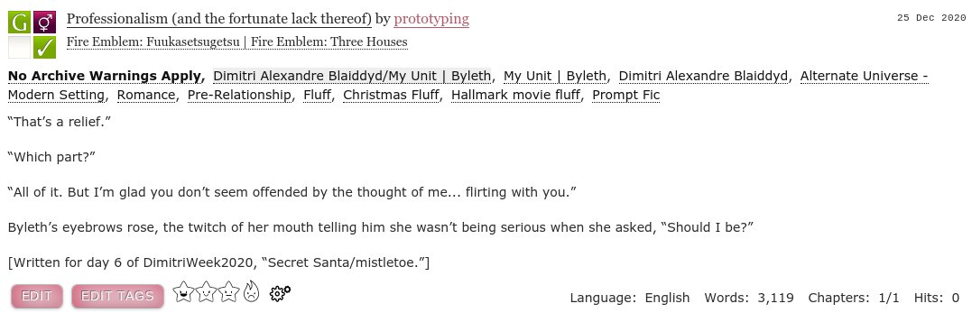 ladydualwieldin's tweet photo. #DimitriWeek2020 day 6: Secret Santa + mistletoe
back on the Dimileth train❤️hope everyone has a lovely holiday, wherever/however you're spending it this year!
https://t.co/7aNKaNebn6 https://t.co/YW9tZqWOXo