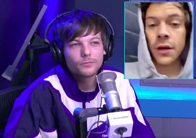 The smile on Louis face when he looks at Harry~A thread~