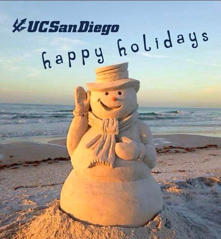 UCSDtritons's tweet photo. Happy Holiday's from our family to yours! May everyone be safe, happy and healthy this holiday season. https://t.co/tdl95kQAuW