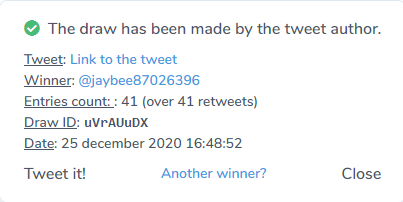 rubbelito's tweet photo. We have a Christmas D-Noughty winner!

Congrats on the Dreadnought @jaybee87026396 

Pls pm me for your code!

Hope you all have had a really nice Holiday so far! 🤗
🎄     🎄     🎄 https://t.co/nkwDxb29rl