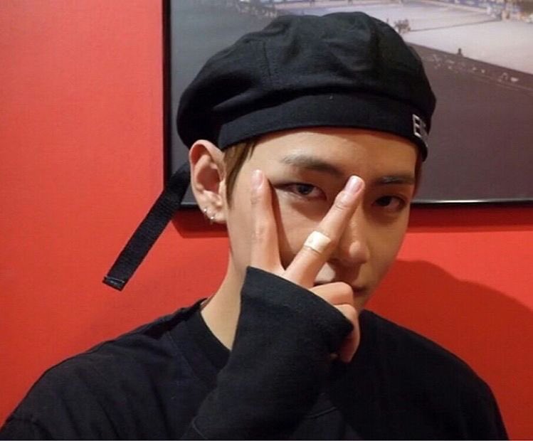 with his oversized cardigan